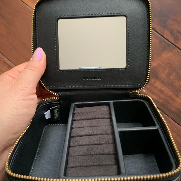 Leopard Print Leather Jewelry Box - Picture 2 of 6